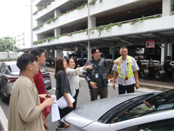 การตรวจสอบความปลอดภัยรอบตัวรถก่อนการเดินทาง