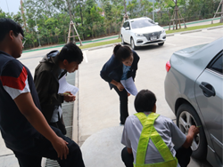การตรวจสอบสภาพยางและแรงดันลมยาง