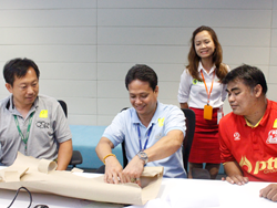 การปฏิบัติงานตามบทบาท และหน้าที่ของพนักงานขับรถมืออาชีพ