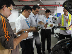 ปฏิบัติการณ์ตรวจสอบ และเตรียมความพร้อมของยานพาหนะก่อนการเดินทาง