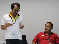 นำเสนอผลงานที่ได้จากการทำงานร่วมกัน Presentration