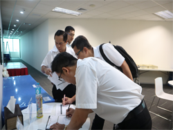 ลงทะเบียนรับเอกสารประกอบการฝึกอบรม
