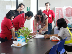 ลงทะเบียนรับเอกสารประกอบการฝึกอบรม