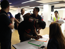 ลงทะเบียนรับเอกสารประกอบการฝึกอบรม