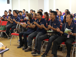 บรรยากาศการฝึกอบรมภาคทฤษฎี