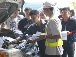 การตรวจสอบและเตรียมความพร้อมของยานพาหนะ