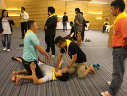 ตรวจสอบช่องทางเดินหายใจก่อนการช่วยเหลือขั้นตอนต่อไป