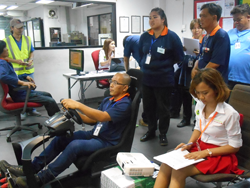 ทดสอบปฏิกริยาการตอบสนองในสถานการณ์ฉุกเฉิน