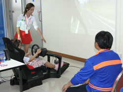 ทดสอบปฏิกริยาการตอบสนองในสถานการณ์ฉุกเฉิน โดยเคร่ื่อง Simulator