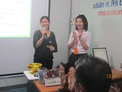 กล่าวต้อนรับพร้อมเปิดการฝึกอบรม