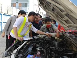การตรวจสอบและบำรุงรักษารถยนต์เบื้องต้น