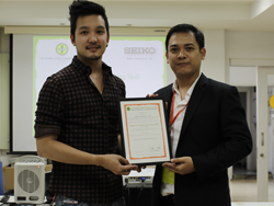 ขอขอบคุณหน่วยงานและผู้บริหาร Seiko ที่ให้การสนับสนุน