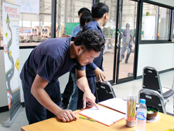 ลงทะเบียนรับเอกสารประกอบการฝึกอบรม