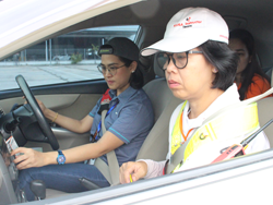 ฝึก และประเมินทักษะการขับรถเชิงป้องกันอุบัติเหตุบนการจราจรจริง On Road Evaluate