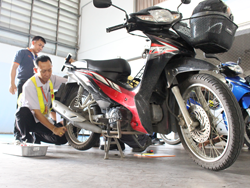 การตรวจสอบ และซ่อมบำรุงยานพาหนะเบื้องต้นก่อนการใช้งาน