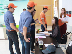 ลงทะเบียนรับเอกสารประกอบการฝึกอบรม
