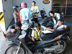 ปฏิบัติการตรวจสอบ และเตรียมความพร้อมของยานพาหนะก่อนการเดินทาง Pre-Trip Inspection