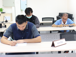 ลงทะเบียนทดสอบความรู้ก่อน และหลังการฝึกอบรม