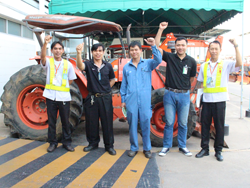 Siam Kubota Improve Safety Riding Skill