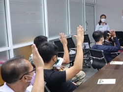 กล่าวต้อนรับพร้อมแนะนำวิทยากร และกิจกรรมฝึกอบรม