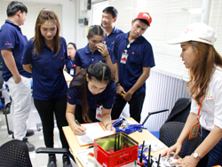 ลงทะเบียนรับเอกสารประกอบการฝึกอบรม