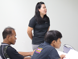 ผู้บริหารกล่าวต้อนรับพร้อมเปิดการฝึกอบรม