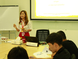 กล่าวต้อนรับพร้อมแนะนำวิทยากร และเปิดการฝึกอบรม