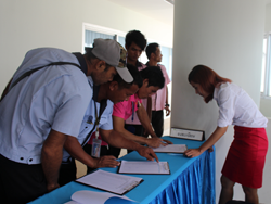 ลงทะเบียนรับเอกสารประกอบการฝึกอบรม