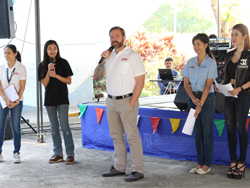 ผู้บริหารให้เกียรติ์กล่าวทัยทายพร้อมเปิดกิจกรรม Safety Day