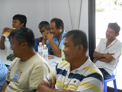 บรรยากาสการฝึกอบรมเต็มไปด้วนสาระและความสนุกสนาน