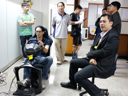 ฝึก และทดสอบปฏิกิริยาการตอบสนองในสถานการณ์ฉุกเฉินด้วยเครื่อง Driving Simulator
