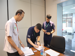 ลงทะเบียนรับเอกสารประกอบการฝึกอบรม