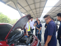 การตรวจสอบและเตรียมความพร้อมของยานพาหนะ		