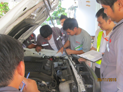 การตรวจสอบและบำรุงรักษารถยนต์เบื้องต้น