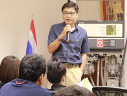 กล่าวต้อนรับพร้อมเปิดการฝึกอบรม