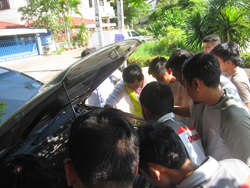 ปฏิบัติการณ์ตรวจสอบ และเตรียมความพร้อมของยานพาหนะก่อนการเดินทาง