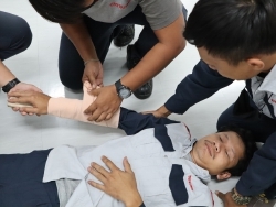 การดาม และการป้องกันอวัยวะที่แตกหักได้รับความเสี่ยง