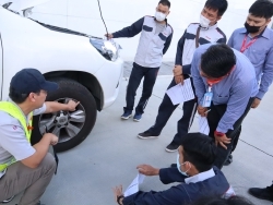 การตรวจสอบสภาพยาง และระบบรองรับน้ำหนัก