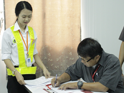 ลงทะเบียนรัยเอกสารประกอบกิจกรรมฝึกอบรม