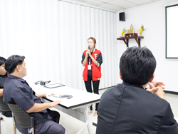 กล่าวต้นรับพร้อมแนะนำวิทยากร และกิจกรรมฝึกอบรม
