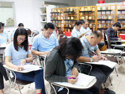 ลงทะเบียนทดสอบความรู้ก่อน และหลังการฝึกอบรม