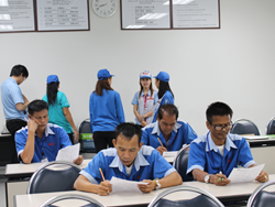 ทดสอบความรู้ก่อนและหลังการฝึกอบรม