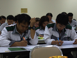 ทดสอบความรู้ก่อน และหลังการฝึกอบรม