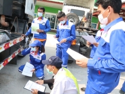 การตรวจสอบระบบเบรก และถังเก็บลม