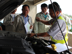 การตรวจสอบ และการเตรียมความพร้อมของยานพาหนะก่อนการเดินทาง
