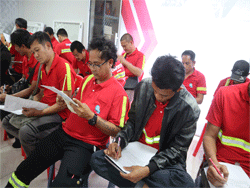 ทดสอบความรู้ก่อน และหลังการฝึกอบรม