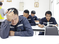 ทดสอบความรู้ก่อน และหลังการฝึกอบรม