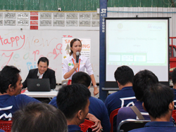 กล่าวต้อนรับพร้อมแนะนำวิทยากร และกิจกรรมฝึกอบรม