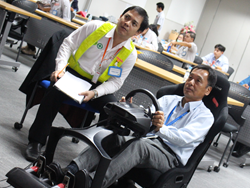 ทดสอบปฏิกริยาการตอบสนองในสถานการณ์ฉุกเฉิน โดยเครื่อง Simmulator