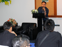 ผู้บริหารกล่าวต้อนรับ และวัตถุประสงค์การฝึกอบรม